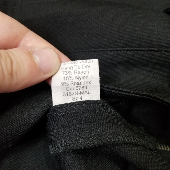 || PEOPLE LIKE FRANK || Wide Leg Black Pants - Picture 5 of 5